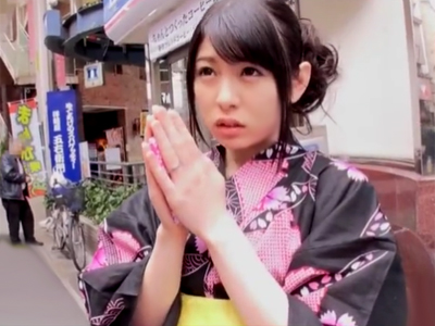 彼女の可愛すぎる浴衣姿に我慢できず物陰フェラ→本番セクロスまでしてしまう...